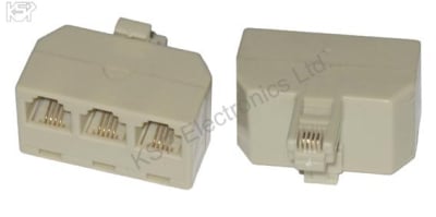 Букса преход 1 към3 x RJ11 6P4C