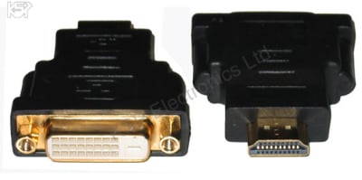 Преход HDMI Male-DVI 24+1 VC-003G