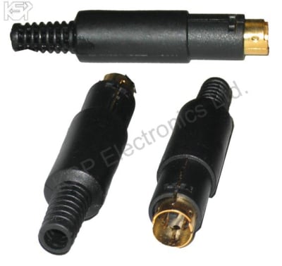 Букса SVHS Jack Male 4pin Nikel