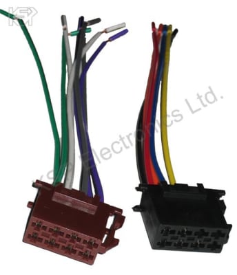Кабел автомобилно радио ZRS-ISO-1A ISO щепсел  кабели; PIN:13(5+8)