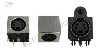 Букса MDC-204 MINI DIN 4p CHASSIS SOCKET