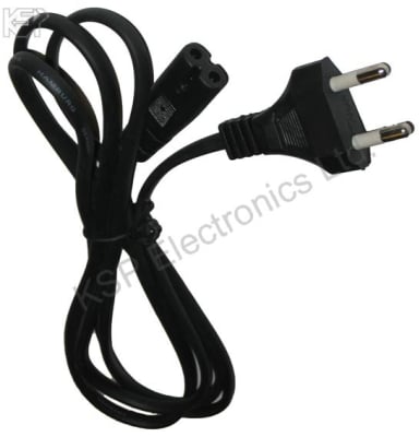 Захранващ кабел с еврощепсел и конектор IEC-320-C7 2x0.5