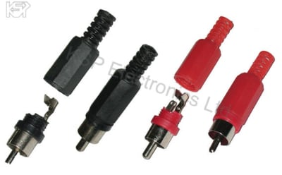 Букса NH-405 RCA MALE BLACK