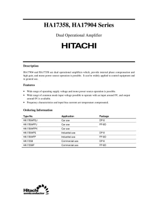 Интегрална схема HA17358 DIP-8