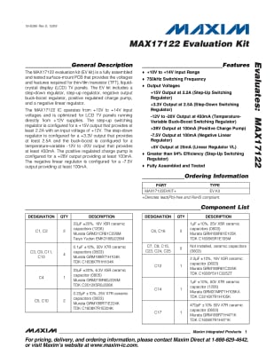 Интегрална схема MAX17122ETL