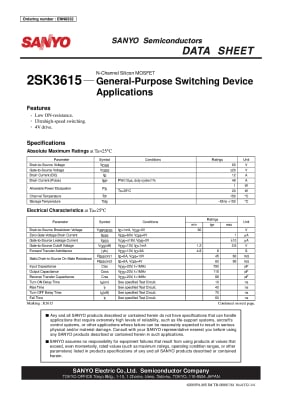 Транзистор 2SK3615 TO-251
