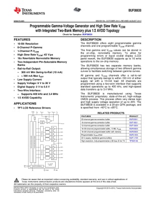 Интегрална схема  BMF08630 TI VQFN-20