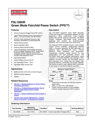 Интегр. схема FSL106HR DIP-8