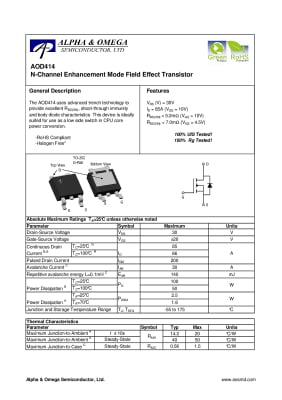 Транзистор AP85T03GH TO-252D2PAK