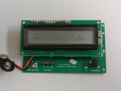 Transistor Tester Capacitor ESR Inductance Resistor Meter NPN PNP Mosfet/9V