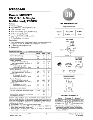 Транзистор NTGS3446 TSOP-6