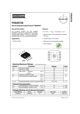 Транзистор FDS4672A SO-8