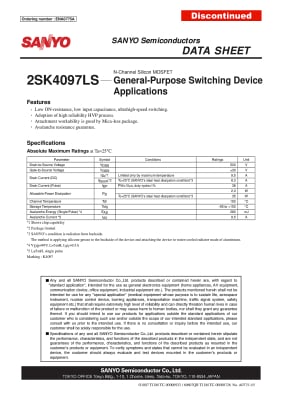 Транзистор 2SK4097LS TO-220FI