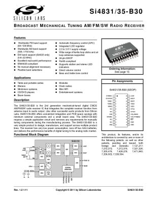 Интегр схема SI4831/35-B30