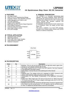 Интегрална схема LSP5502 SO-8