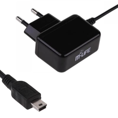 ;Адаптер ADAPTER AC/DC USB CHARGER MINI USB