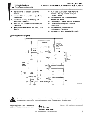 Интегрална схема UCC3961D SO-14