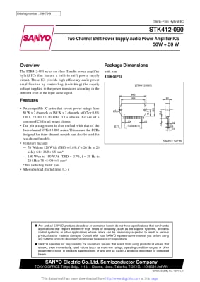 Интегрална схема  STK412-090E