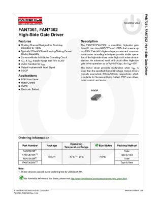 Интегрална схемаFAN7361 SO-8