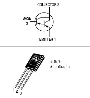 Транзистор BD676 TO-126