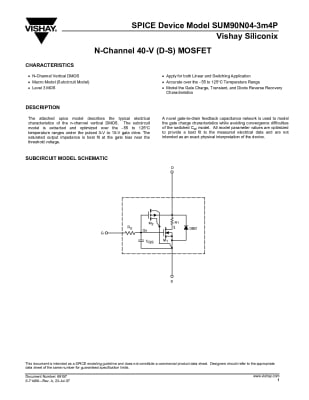 Интегрална схема  SUP90N04-3m3P TO-220