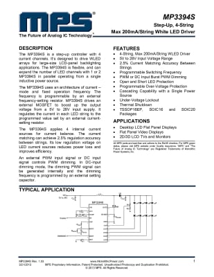 Интегрална схема MP3394ES-LF-Z SOIC-16