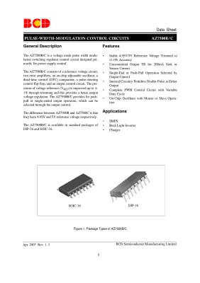 Интегрална схема  AZ7500BM-E SOIC-16