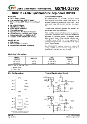 Интегрална схема G5795F11U SOP-8