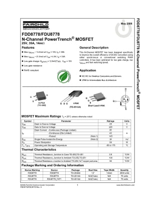 Транзистор FDD8778 TO-252D2PAK