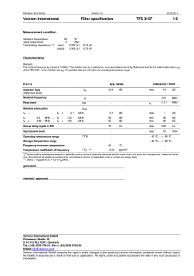 Кварцов резонатор MHz 315.00