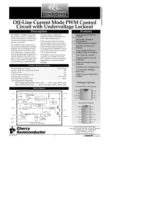 Интегрална схема  CS3843A DIP-8