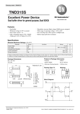 Интегрална схема  TND315S SO-8