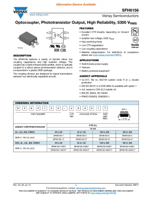 Интегрална схема SFH6156-3 SOP-4