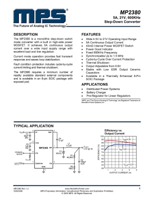 Интегрална схема MP2380DN SO-8