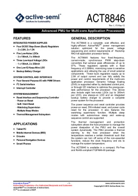 Интегрална схема ACT8846QM460T QFN-48