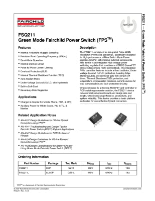 Интегрална схема FSQ211 DIP-8