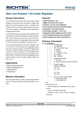 Интегрална схемаRT9183N SO-8