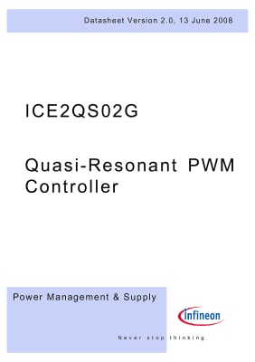 Интегрална схема  ICE2QS02G SO-8