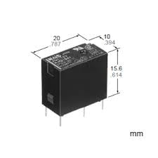 Реле AJQ8341 JQ1aP-12V 10A 4P