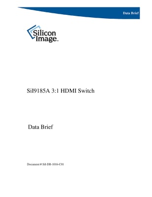 Интегрална схема  SIL9185ACTU