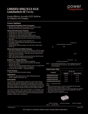 Интегрална схема LNK604PG DIP-8
