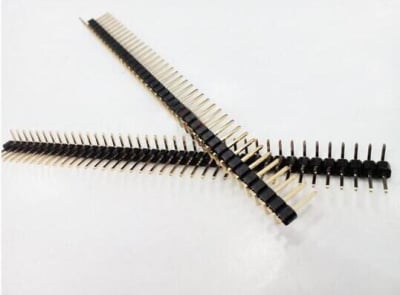 Цокъл 2.54mm 40 Pin male 90 Degree