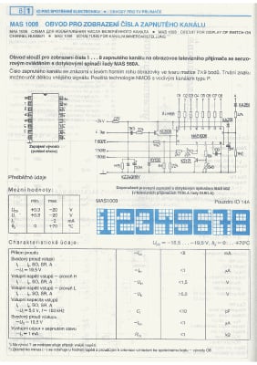 Интегрална схема MAS1008