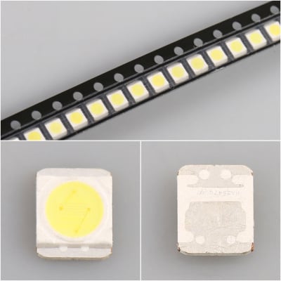 Светодиод LED 3V 1W LG 3528 + LUPA 10PCS