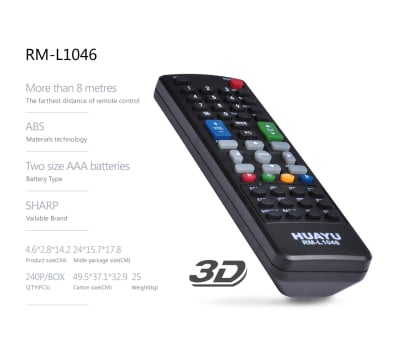 Дистанционно управление RM-L1046 FOR SHARP TV/LCD/LED