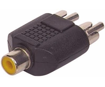 Букса NH-4072 1RCA/2RCA