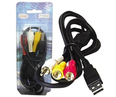 Кабел 3RCA-USB 1.2m