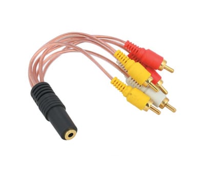 Кабел CABLE 3.5mm STEREO FEMALE - 6 RCA MALE