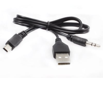 Кабел USB CABLE USB MINI TO 3.5mm AUDIO HEADPHONE JACK + USB 3.0