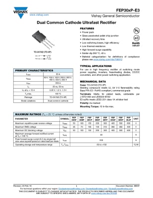 диод FEP30JP TO-247AD